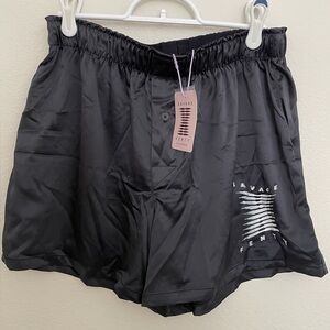 NEW Savage X Fenty Black Satin Boxers